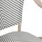 Flash Furniture Marseille French Bistro Stacking Chair w/Arms, Black/White Textilene and Bamboo Print Alum Frame SDA-ADS642108-BLKWH-LTNAT-GG - alternate 5